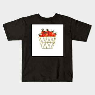 Sweet Strawberries Kids T-Shirt